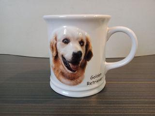 Vintage Alpo Embossed Ceramic Mug Golden Retriever