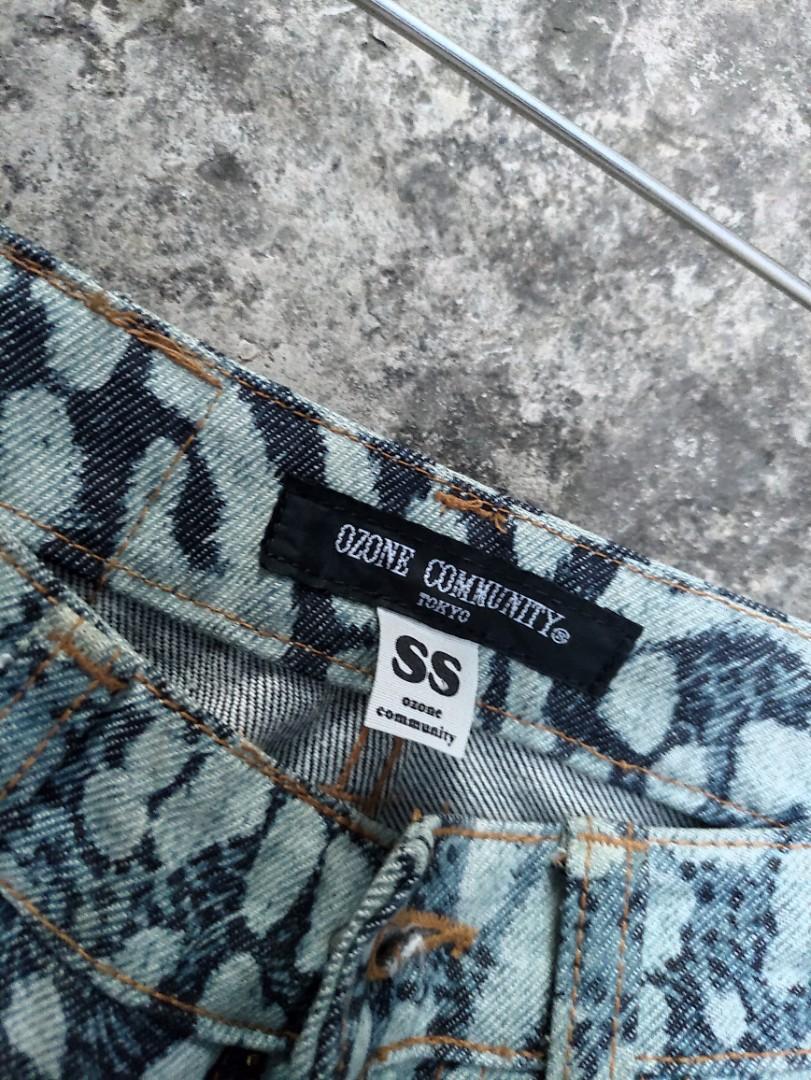 Vintage celana jeans ozone community japan size kecil, Fesyen Wanita,  Pakaian Wanita, Bawahan di Carousell