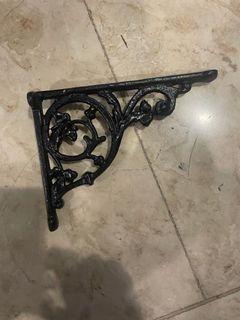 vintage steel brackets
