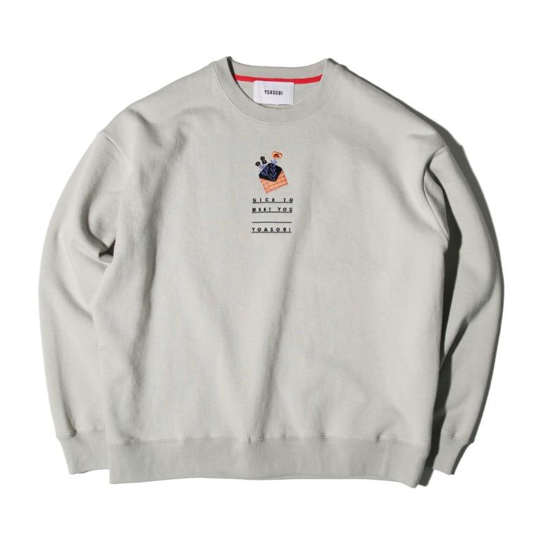 Yoasobi Love Letter crewneck pullover 限定greige M/L 中碼/大
