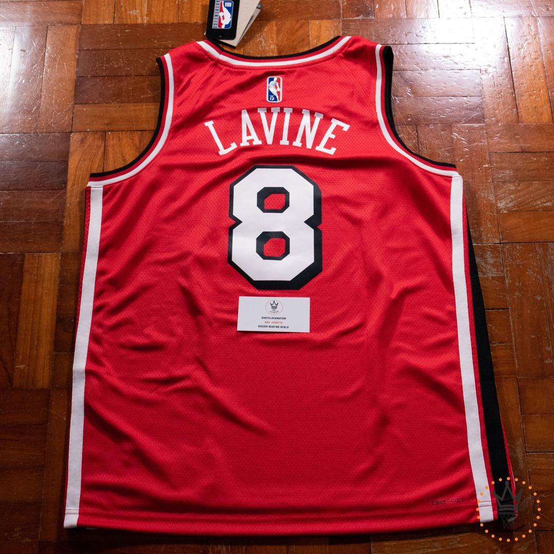 Chicago Bulls Zach Lavine Nike City Edition Swingman Jersey xl