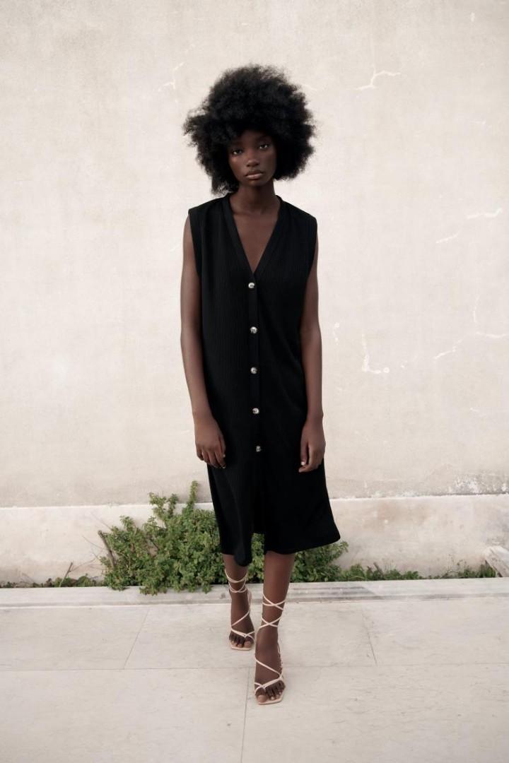 Zara vest dress 2025