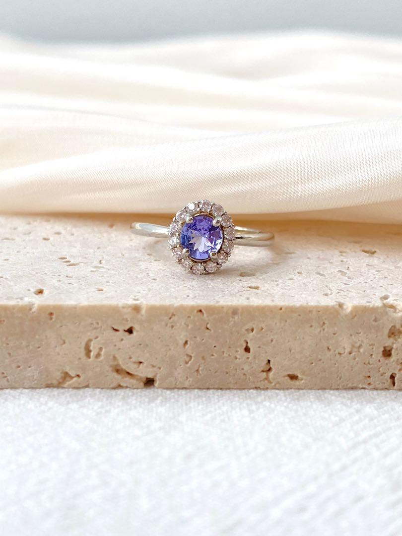 100 Natural Tanzanite Rings Women s Fashion Jewelry