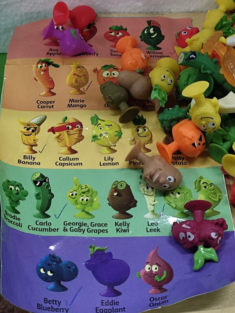 125pcs Coles Fresh Stikeez
