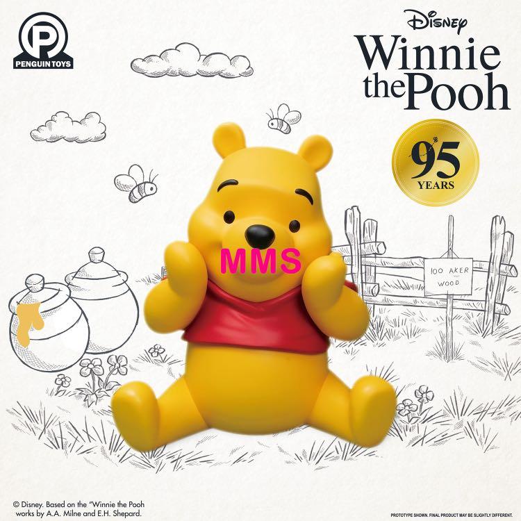 迪士尼正‮授版‬權95周年紀念Penguin Toys × Winnie the Pooh STC003
