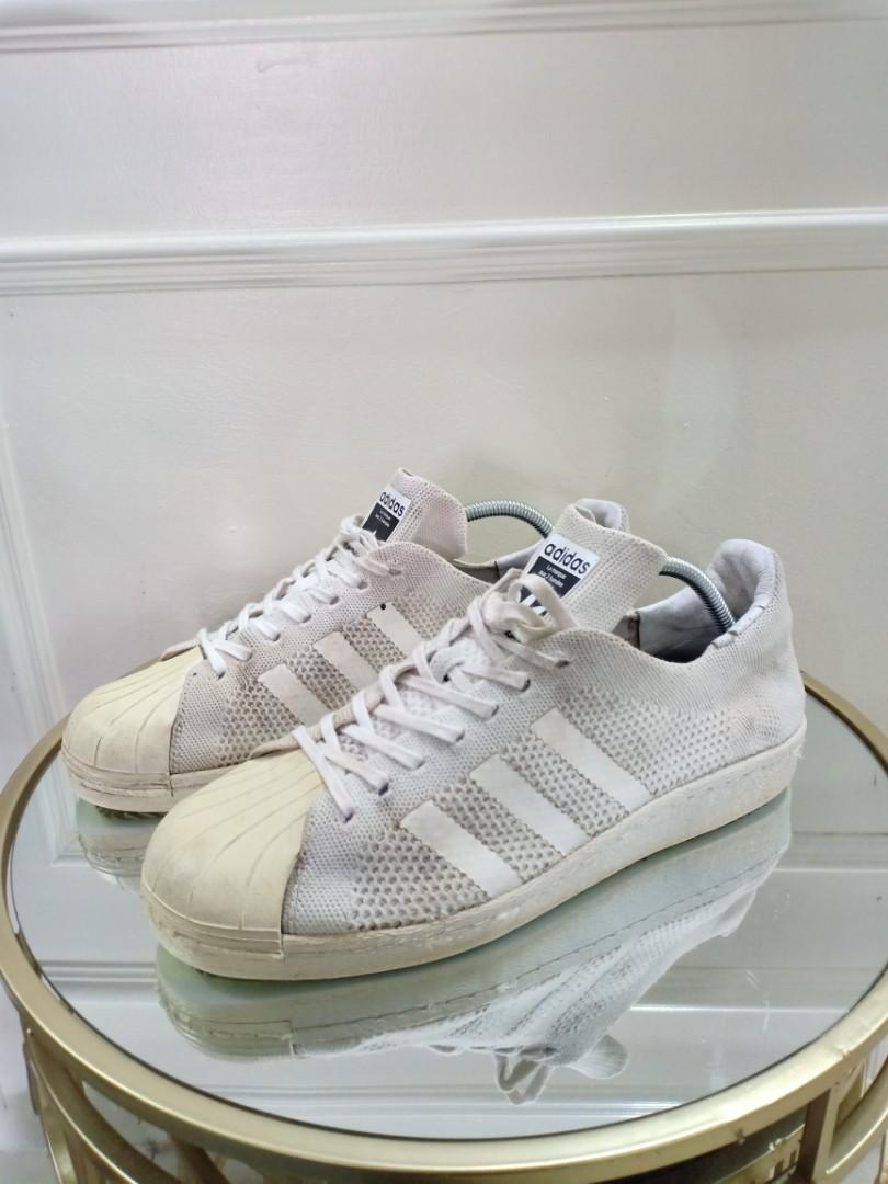 Adidas superstar 80s primeknit womens gold clearance