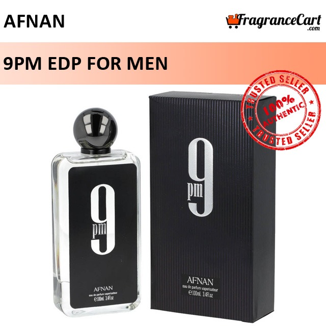 Afnan 9PM EDP for Men 100ml Eau de Parfum Black Brand New 100