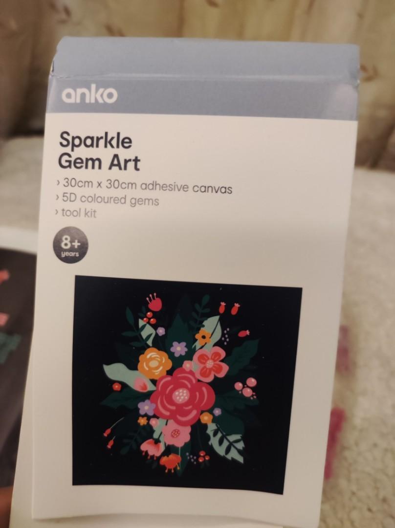 Anko sparkle gem art complete new, Hobbies & Toys, Stationary & Craft