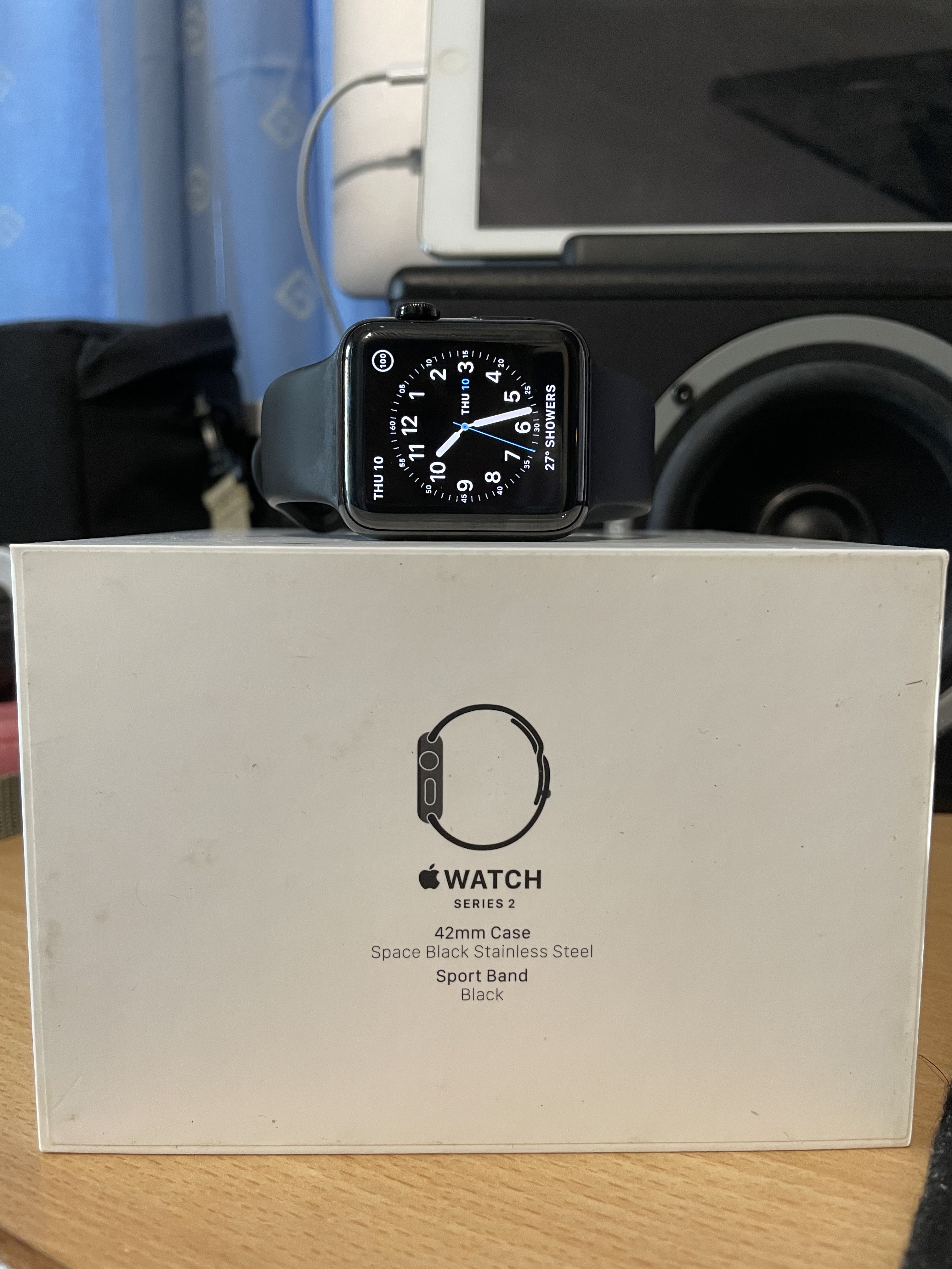Apple watch series 2 space black stainless steel clearance
