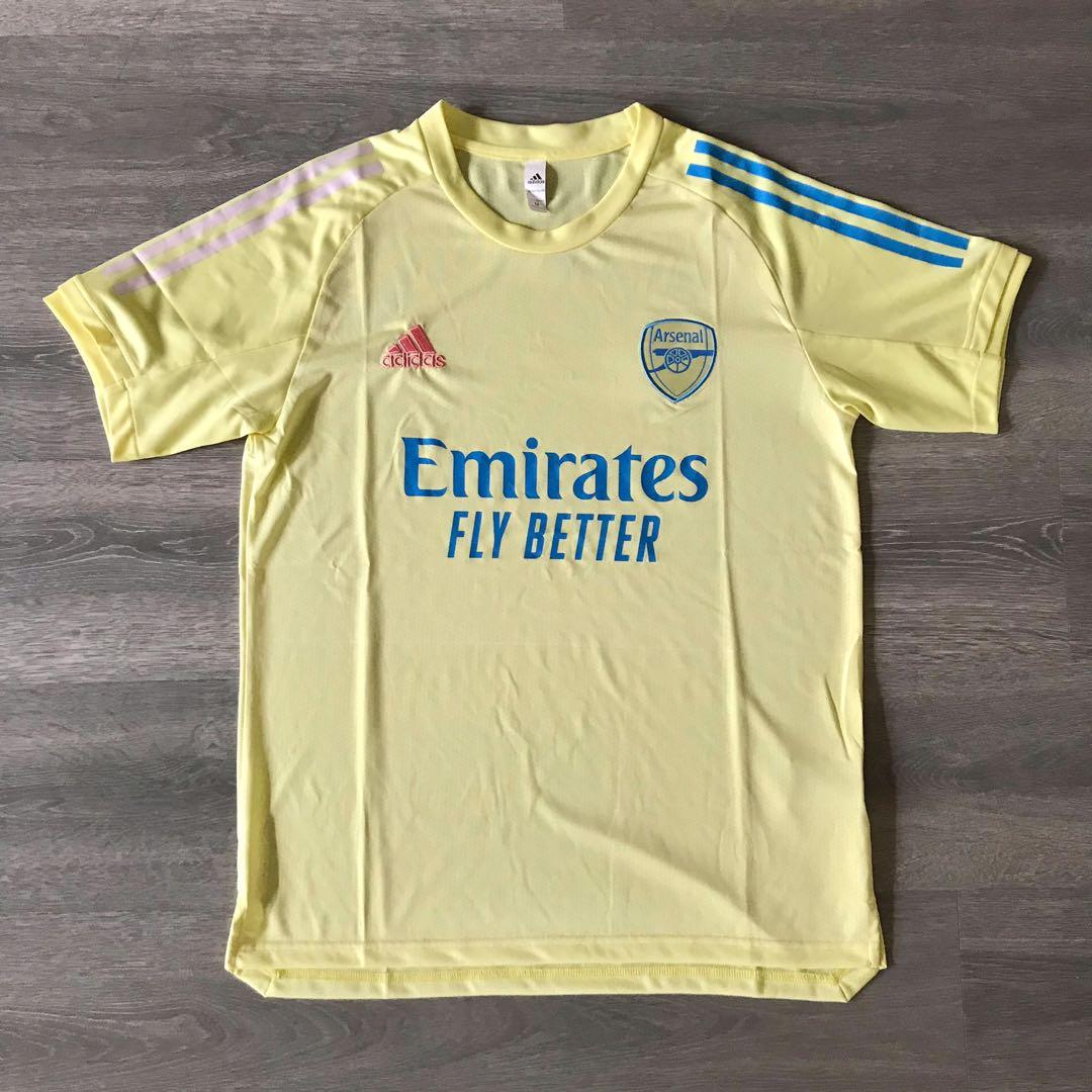 Arsenal yellow hot sale training kit