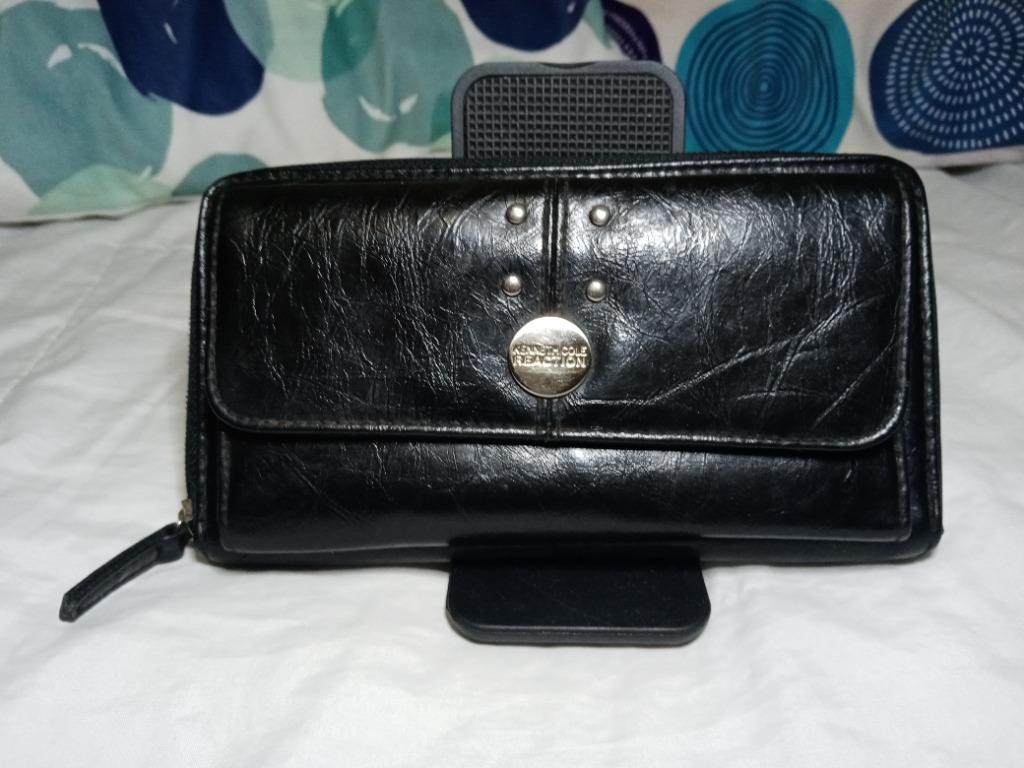 Cole Leather Long Black Wallet Original, Women's Fashion, Bags & Wallets, Wallets & Card