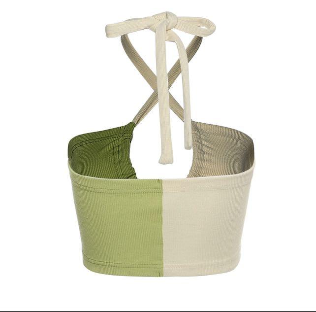 bandage halter top, Women's Fashion, Tops, Sleeveless on Carousell