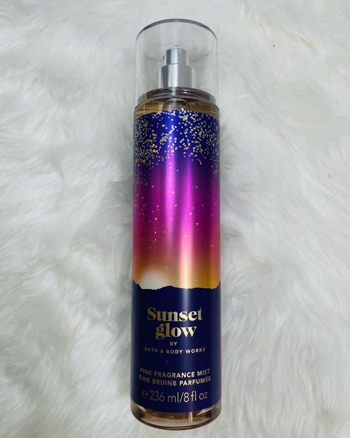 Bath and Body Works Sunset Glow Mist, Beauty & Personal Care, Bath