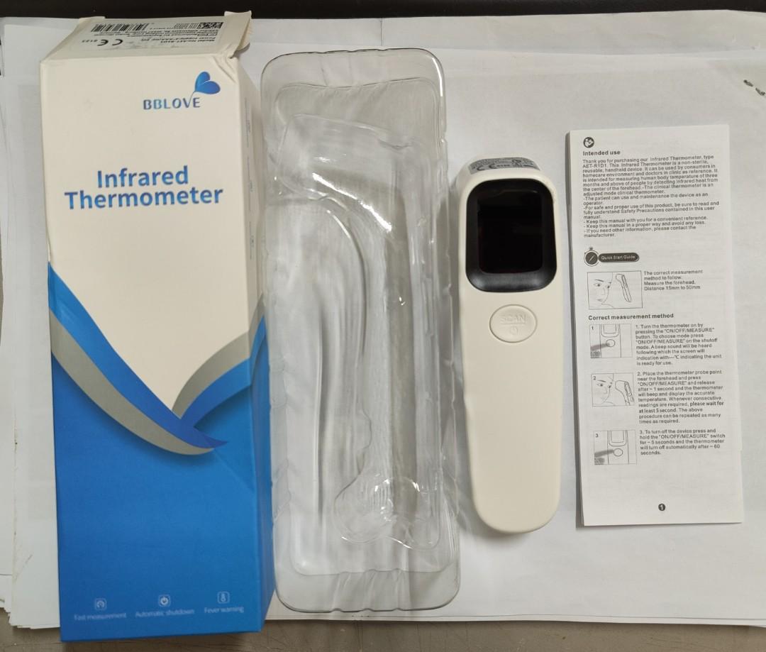 BBLOVE INFRARED THERMOMETER AETR1D1, Health & Nutrition, Thermometers