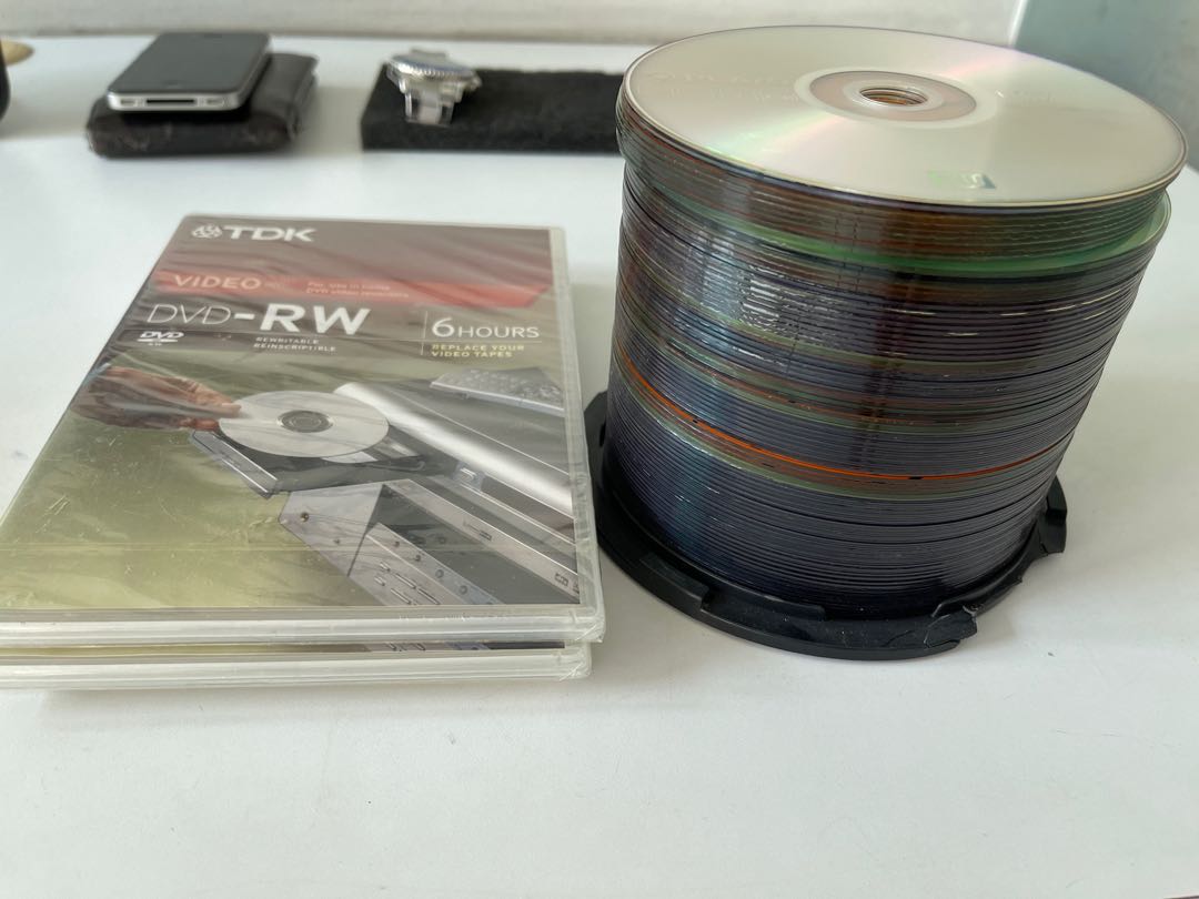 Blank DVDs RW for sale, Hobbies & Toys, Music & Media, CDs & DVDs on Carousell