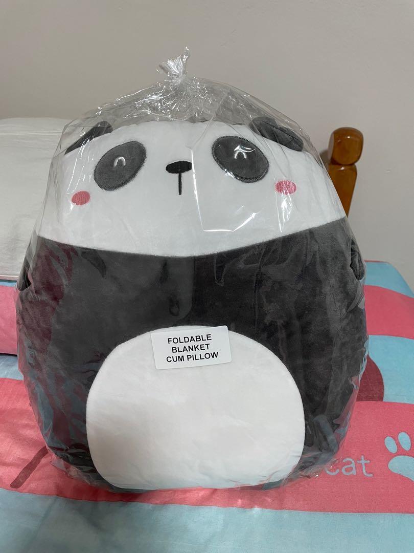 Blanket cum pillow cum plush toy Furniture Home Living Bedding