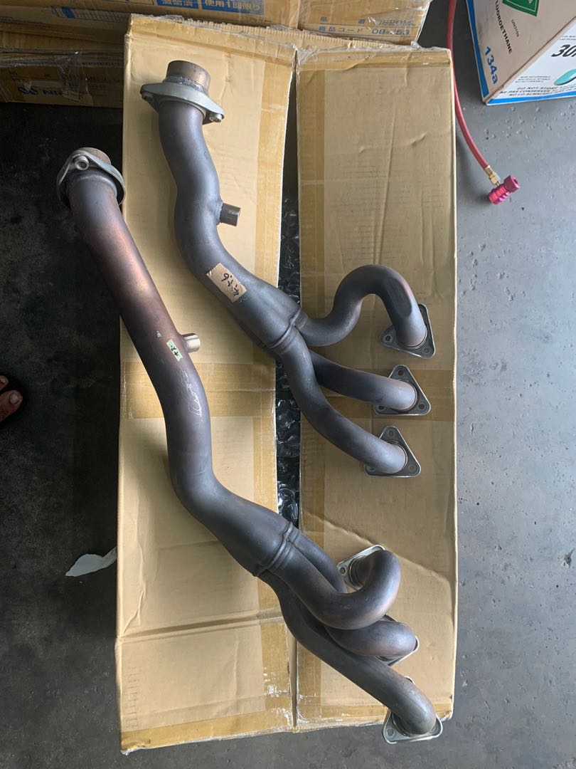 BMW E46 M3 S54 Euro Catless Header Manifold Auto Accessories on