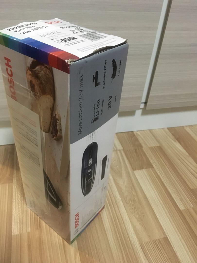 Bosch handheld vacuum Bosch Move Lithium 20V max, TV & Home Appliances, Vacuum Cleaner