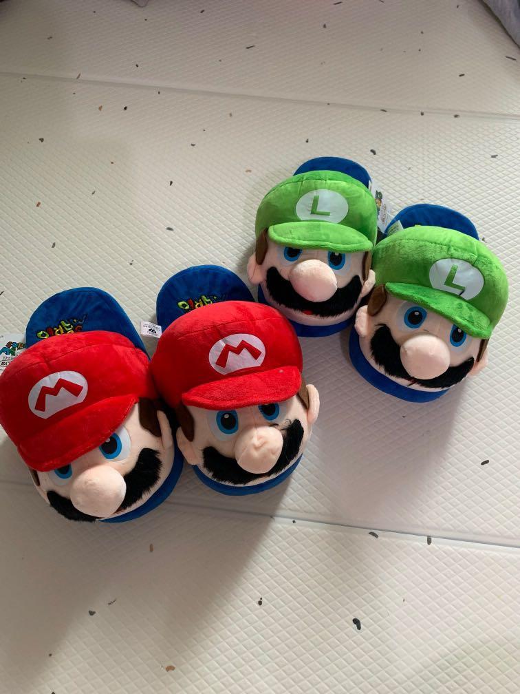Mario and luigi slippers online