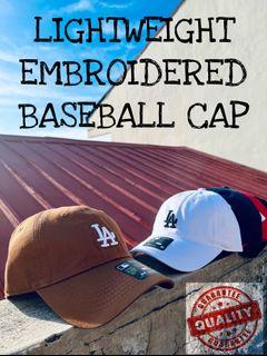BRANDED LIGHTWEIGHT EMBROIDERED BASEBALL CAP