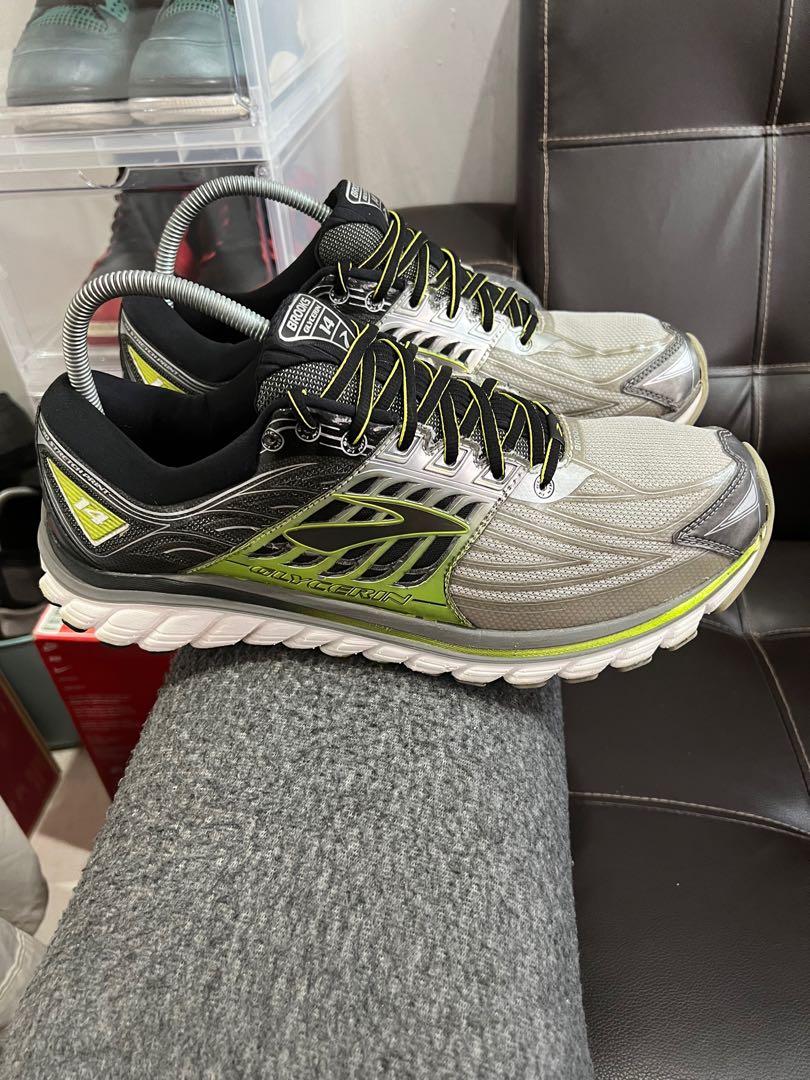 Brooks Glycerin 14 Green Grey 13UK Men s Fashion Footwear