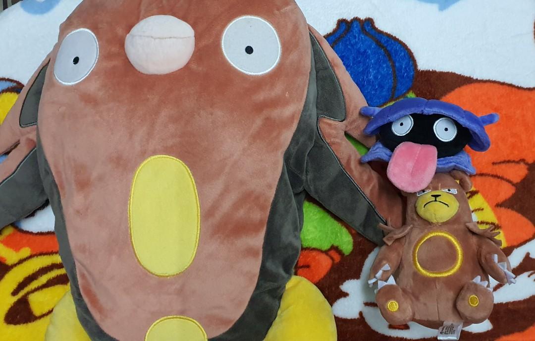 Plush Shellder Pokémon fit