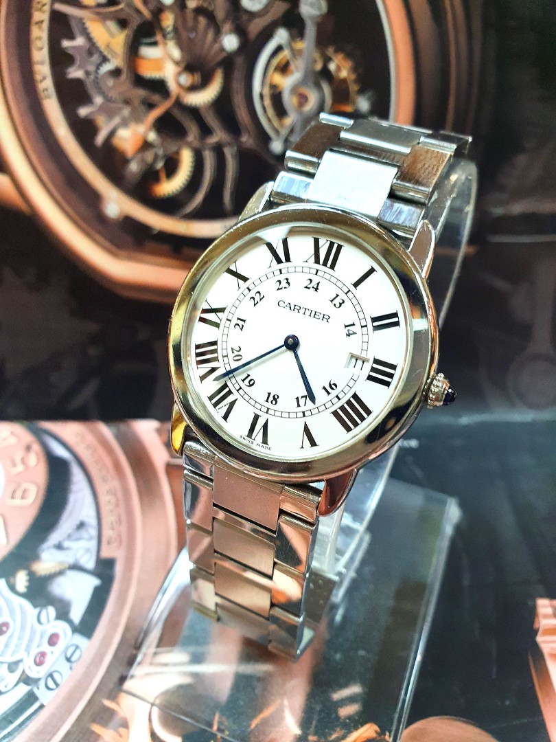 Cartier ronde top solo men's watch