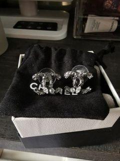 Chanel Ruthenium Earrings