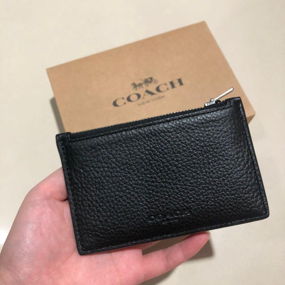 coach wallet in signature canvas