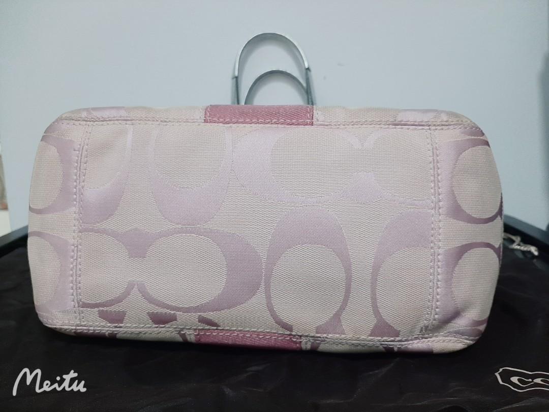 Medium Coach Tote Bag Purse Pink, Gray, & White for Sale in Skok, WA -  OfferUp
