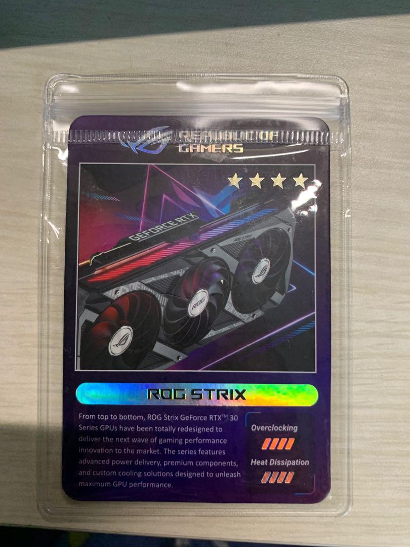Collection Game Card ROG republic of gamers ROG STRIX card for Geforce