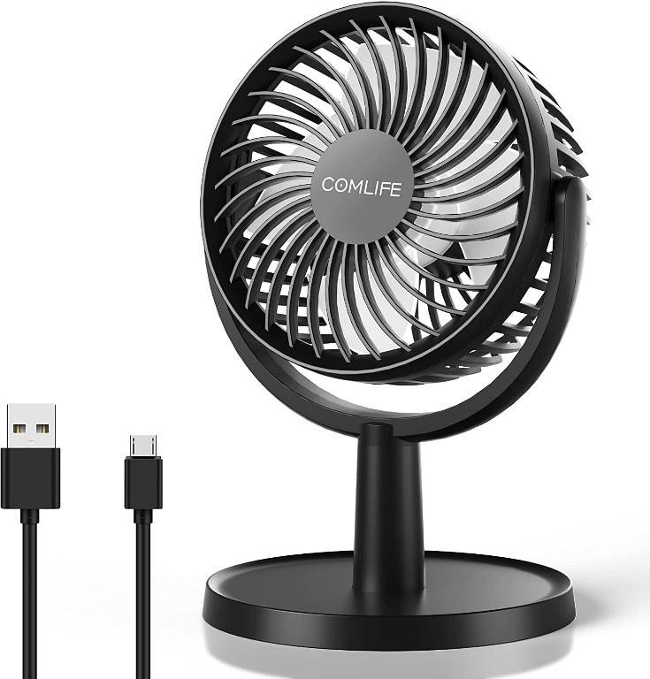 Color : Pink, Size : One Size USB Table Desk Personal Fan Portable Handheld Mini Electric USB Desk Fan with Night Light for Home Office Camping Travel for Home Office Table 