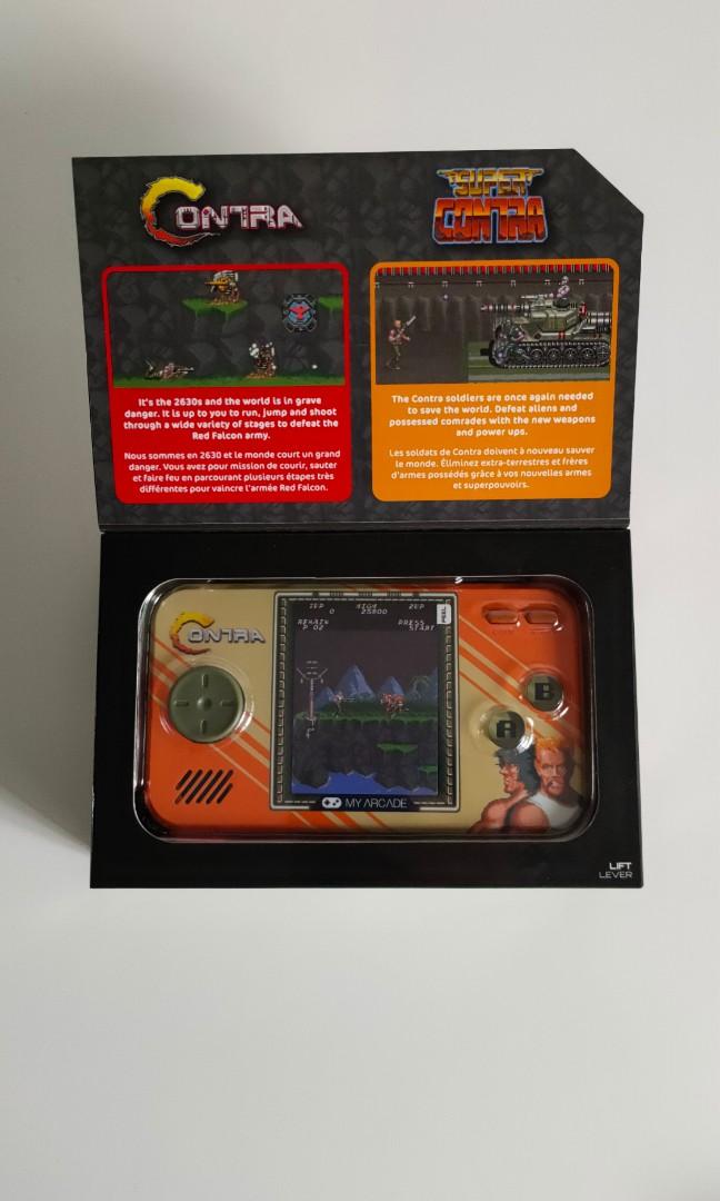 thumbnail image 2 of My Arcade Contra Pocket Player Handheld – 2 Games: Contra & Super Contra, Orange, DGUNL-3281 2 of 6