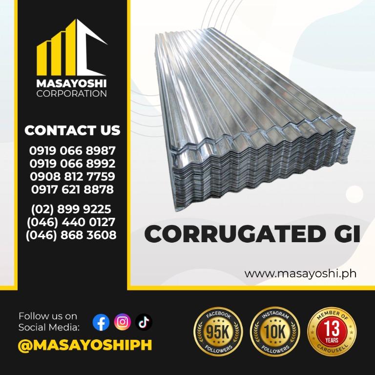 Corrugated G.I. Roofing Yero Roof Sheet GI Corrugated