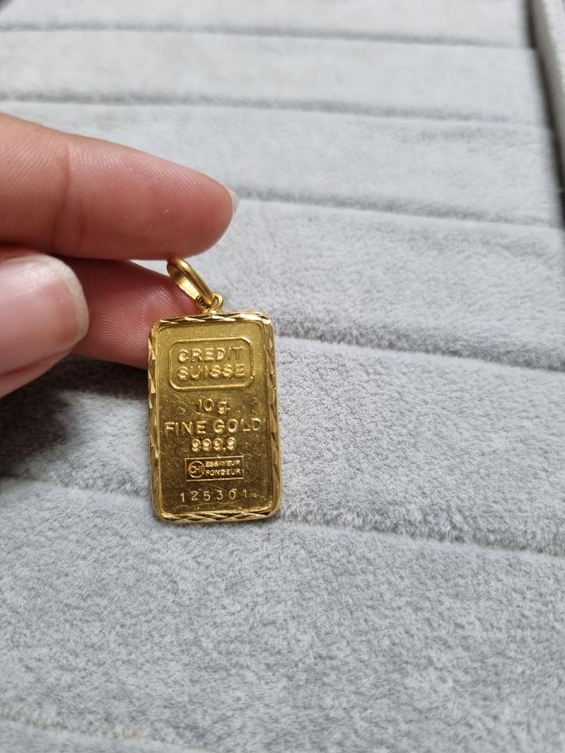 Gold pendant online 10 gram