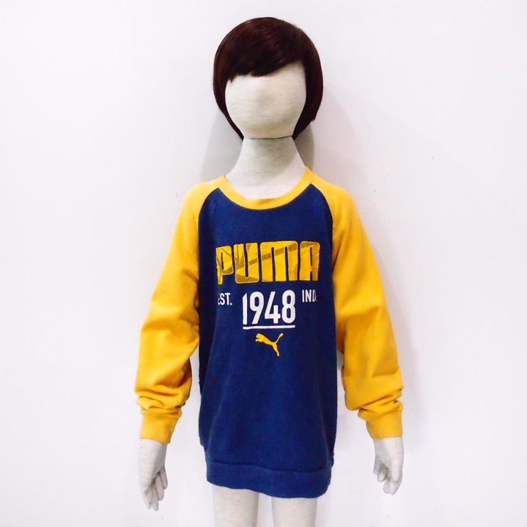 CW123 SIZE 130 PUMA JAKET SWEATER UNISEX TEENAGE ABG FASHION ANAK LAKI Bayi Anak Baju Anak Laki laki 8 hingga 12 tahun di Carousell