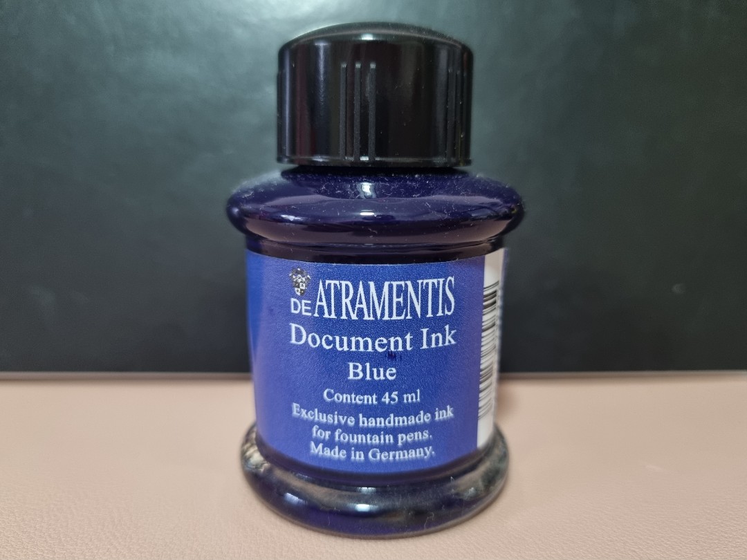 De atramentis document ink blue clearance