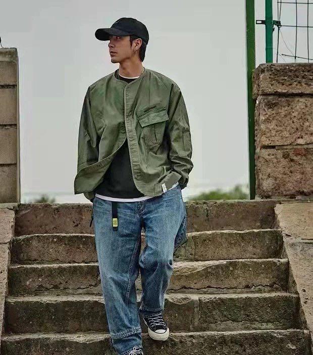 全新日本DESCENDANT REMNANTS MOLESKIN LS SHIRT, 男裝, 外套及