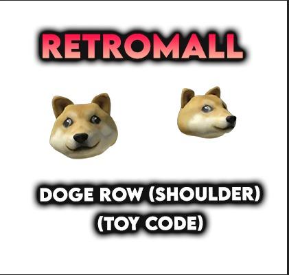Doge Row Toy Code Roblox Carousell