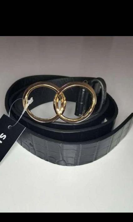 Gold double new arrivals ring belt