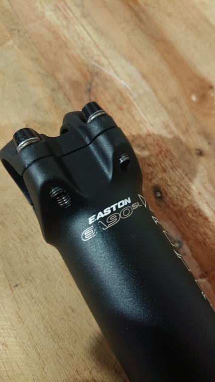 EASTON EA90 SL (Category: Bicycles) located in Pasig City. Submitted by ElisaurusRex (Listing ID 1148165819, Image 3). Description: FINISH: BLACK ANO WEIGHT: 129g RISE: +/- 7 LENGTH: 110 CLAMP DIAMETER: 31.8 STEERER: 1 1/8 MATERIAL: EA90 ALLOY Your stem may seem inconsequential, but it is the point of transfer between your skilled handling and the bike itself. An impressive refinement of our popular top level Easton alloy stem, the 2019 EA90 stem