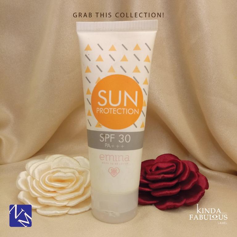 Emina SUN Protection SPF 30 PA++ 40 60ml, Kesehatan & Kecantikan