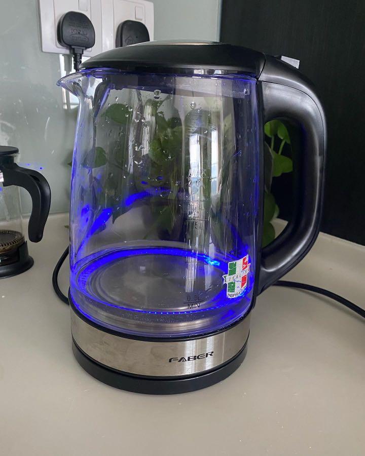 Faber glass kettle store