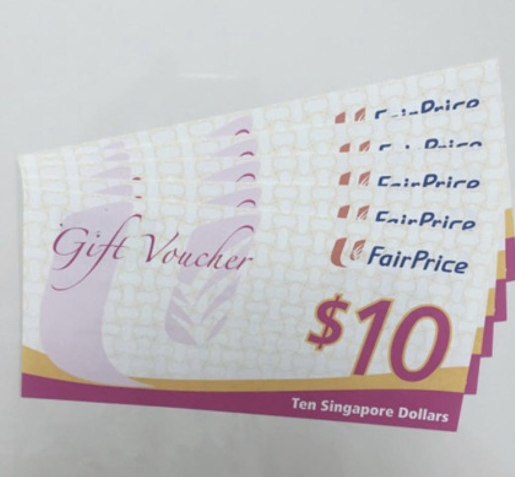 Fairprice NTUC Vouchers, Tickets & Vouchers, Vouchers on Carousell