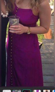 FREE MAIL - Ducie silk maxi dress size S-M