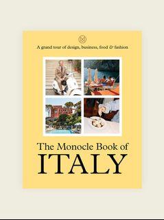 [FREE SHIPPING] Monocle Book of Italy