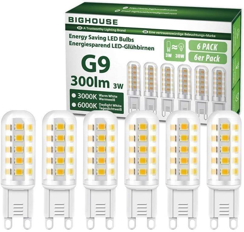 LED Bulb G9 Spot Light Bulb 3w 300lm 3000k Warm White Energy Saver 