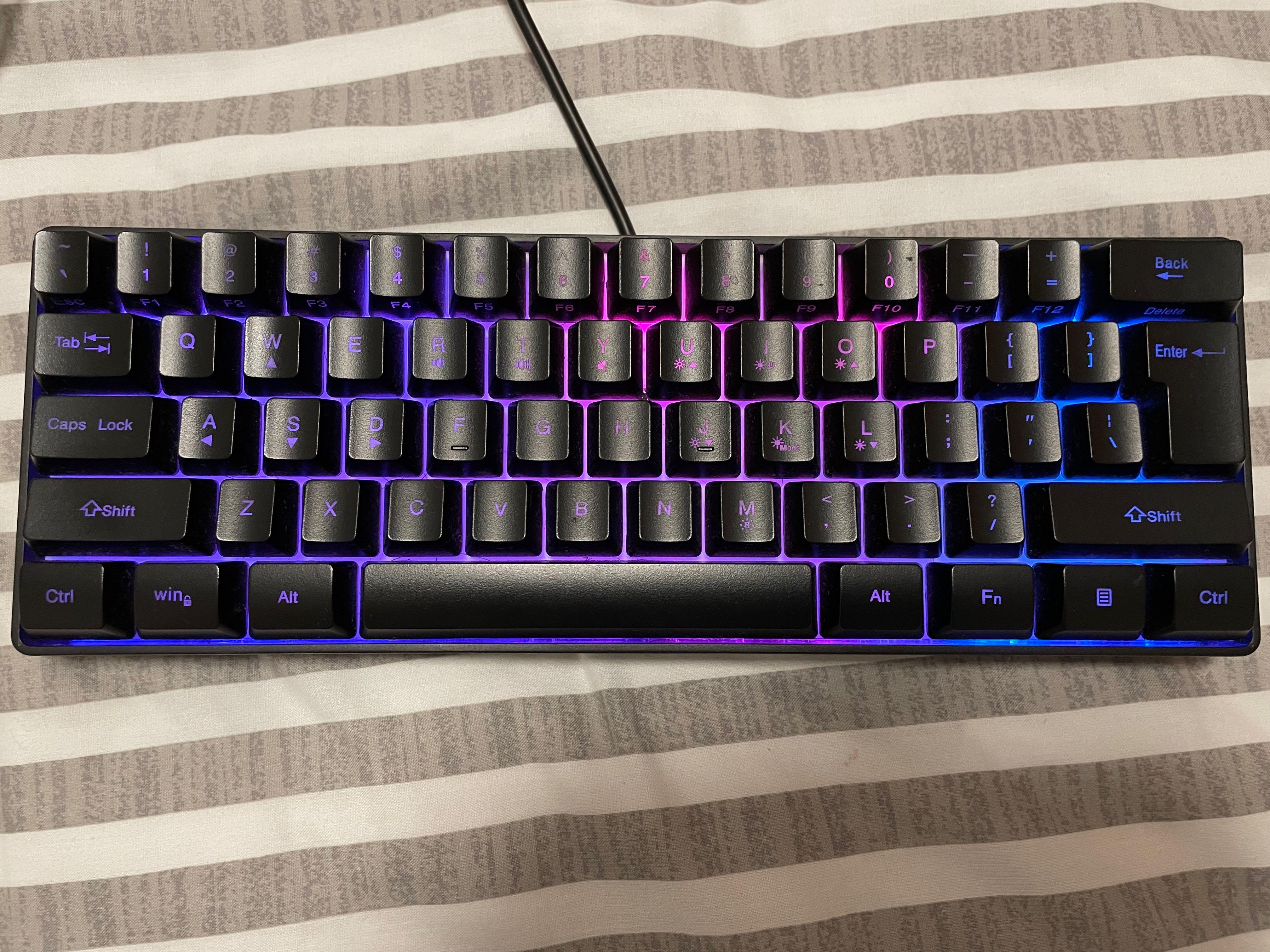 Gaming Keyboard (GK61, razor cynosa chroma etc, Computers & Tech, Parts ...