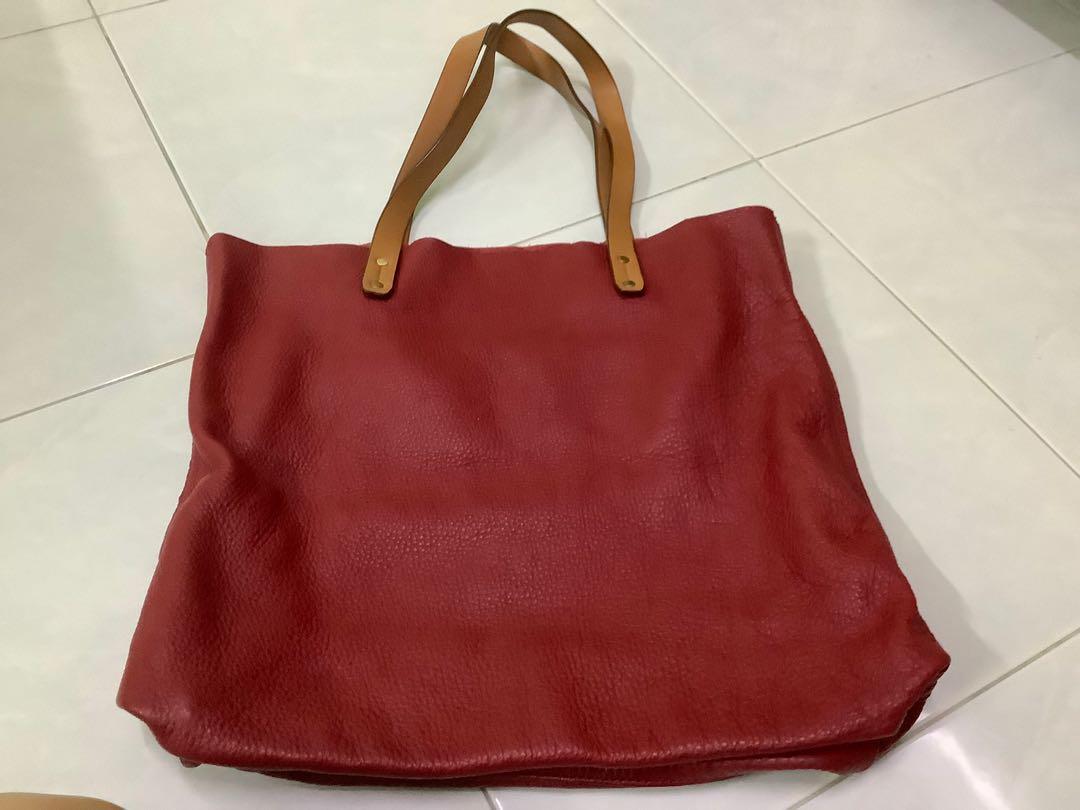 Gap genuine leather tote