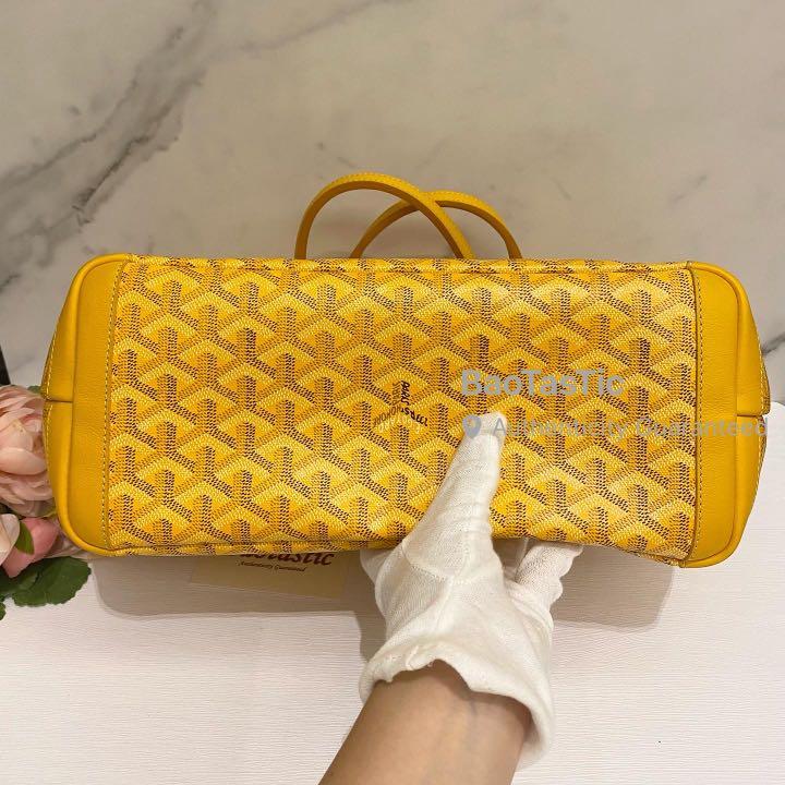 Maison Goyard Tote Bag Sac Bellechasse Biaude PM Yellow, Luxury, Bags &  Wallets on Carousell